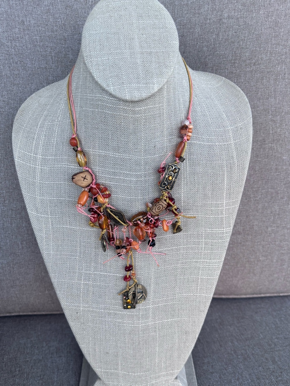 You & I Multimedia Artisan Necklace
